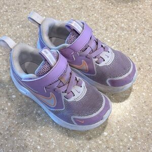 Nike Kids Lavender and Peach Sneakers